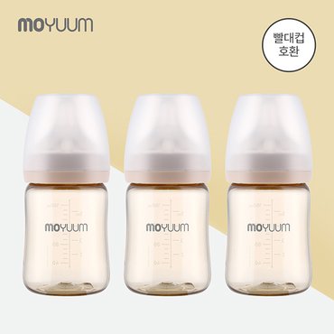 모윰 PPSU 올인원 젖병 170ml 트리플팩 (빨대컵 호환)