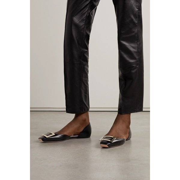 트롬페트 드오르세 가죽 발레리나 플랫 슈즈 17957409489836724