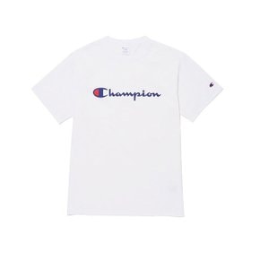 챔피온반팔티 JQS CKTS-4E014-WT [ASIA] Champion로고 반팔티셔츠 (WHITE)