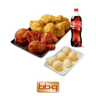 BBQ 황올반+BBQ양념반+크림치즈볼+콜라1.25L