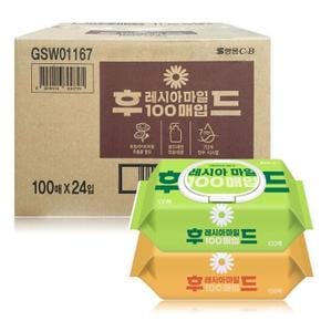[생활/건강] 후레시아 마일드 물티슈 캡형 100매, 1개 (S42513171)