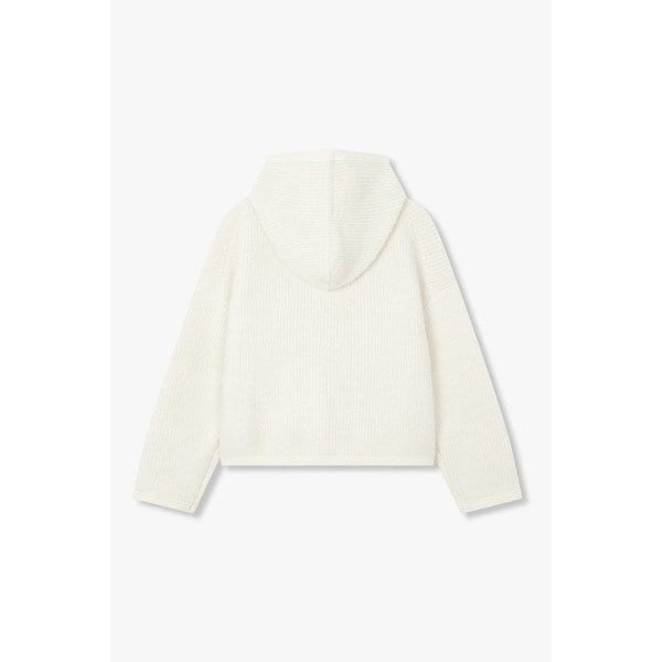 루프 디테일 후드 니트 가디건 7125450106106