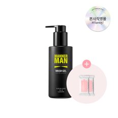 시원한 쿨링감을 선사하는 남성청결제 매너맨 150ml+페미닌 티슈 x2개