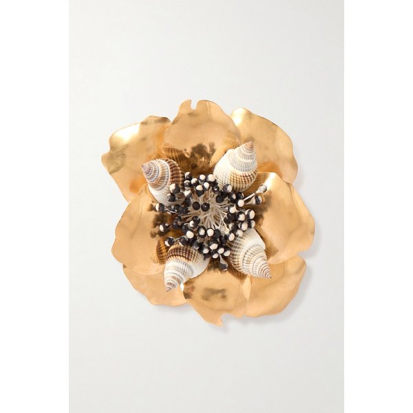 자르뎅 아쿠아티크 장식 골드톤 브로치 46376663162909899