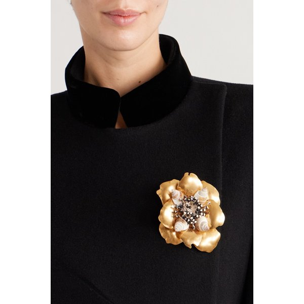 자르뎅 아쿠아티크 장식 골드톤 브로치 46376663162909899