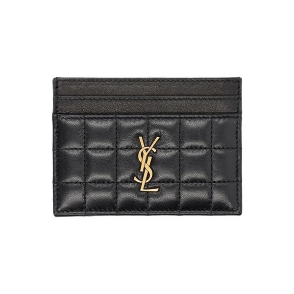 24SS 생로랑 카드지갑 742760 AABVP 1000 Black