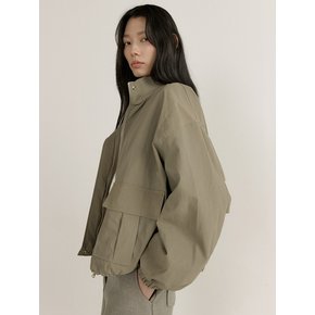 BIG POCKET WIND BREAKER JUMPER (KHAKI)