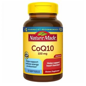 Nature Made CoQ10 네이쳐 메이드 코큐텐 코엔자임 100mg 72소프트젤