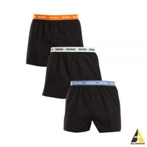 휴고보스그린 24FW WOVEN BOXER TRIPLET (50518079-961) (혼합 드로즈 3팩) 114850317