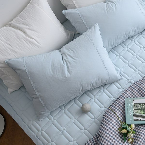 마인 어반그리드 고밀도 모달 양면 차렵이불 베개세트 S