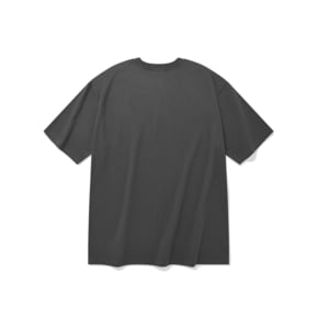 SP SNTPN LOGO T SHIRTS-CHARCOAL GRAY