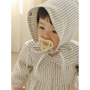귀여운 날에 - 아기 스트라이프 챙보넷
