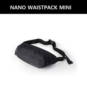 힙색 NANO WAISTPACK MINI OBSIDIAN BLACK 43J39009