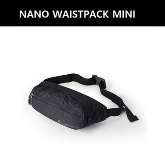 그레고리 힙색 NANO WAISTPACK MINI OBSIDIAN BLACK 43J39009