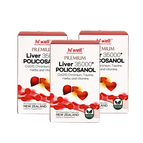 하이웰 리버 35000 폴리코사놀 33.4mg 60정 3개