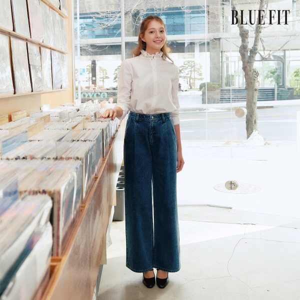 [미리주문10%할인] 블루핏 NEW 원턱 와이드 데님 3종