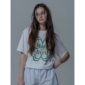 CLOVER TSHIRT_WHITE GREEN