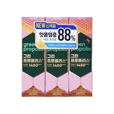 그린프로폴리스 치약 프레쉬피치 100g 3입