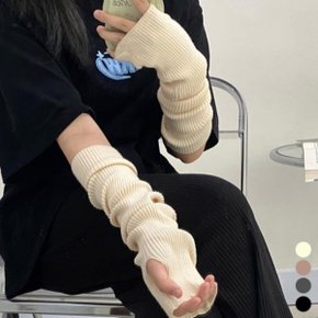 여자 스웨터 핸드 골지 암워머 방한 탄력 FW 장갑