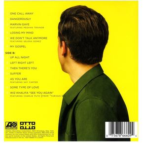 Charlie Puth (찰리 푸스) - Nine Track Mind LP