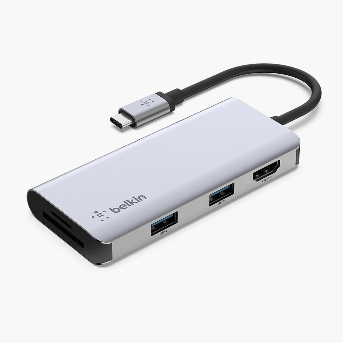 벨킨 5in1 USB C타입 멀티 허브 AVC007bt 아이패드 M2 맥북 프로 13 맥북에어 노트북 호환, 믿고 사는 즐거움 ...