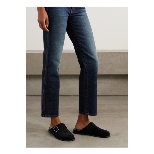 에이디 핀자 버클 스웨이드 뮬 블랙 1647597351811624