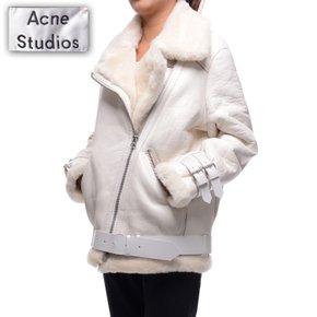 [QR 인증][14년 F/W]ACNE 여성 레더 무스탕 VELOCITE_1AB144_100_14F P14946