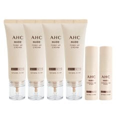 AHC 누드 톤업 크림 40ml 4개+컨실링 커버 스틱 10ml 2개