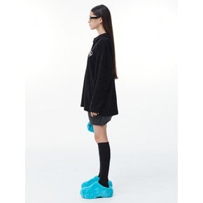 Bokashi Knit Short Skirt (Bokashi Black)