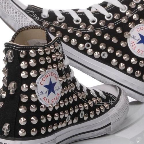 컨버스 스니커즈 22 CONVERSE STUDS BLACK White