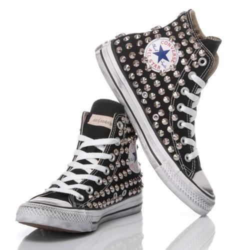 컨버스 스니커즈 22 CONVERSE STUDS BLACK White