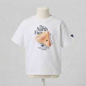 노스페이스 키즈 키즈 업홀드 반팔 티 WHITE NT7US02S
