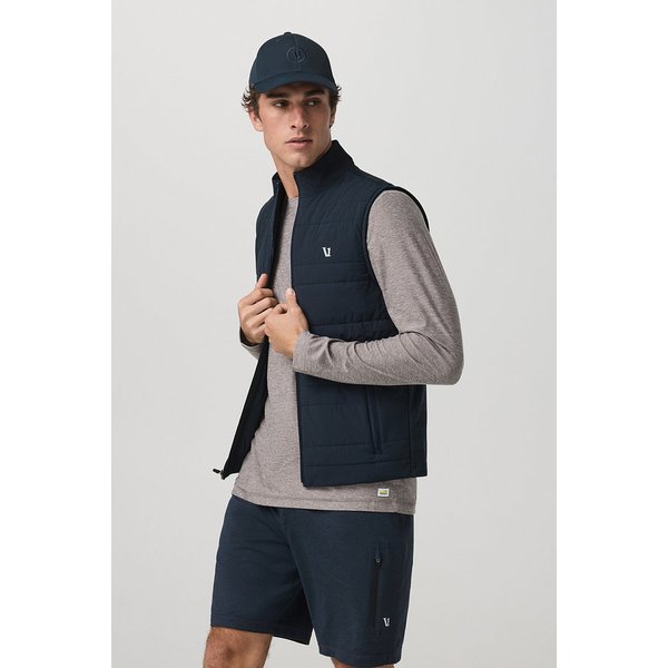 [남성] 선데이 인슐레이티드 하이브리드 베스트 _멜란지 블루 VR16111002000