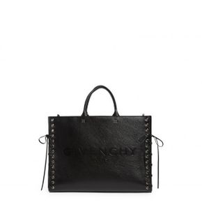 우먼 Givenchy 미디움 G Tote Corset 레더 토트백 블랙 8740659 76955752