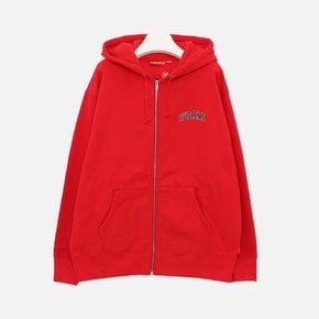 도우보이 스웨트 기모 집업 공용 자켓 FW22SW60 RED