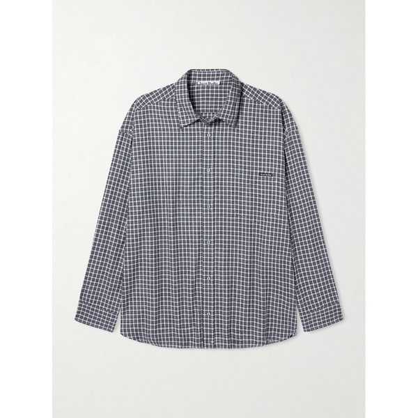체크 코튼 플란넬 셔츠 46376663162969974