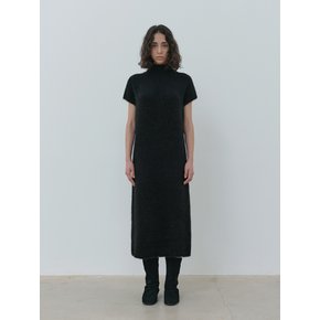 alpaca knit dress (black)