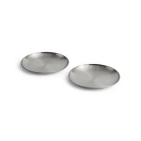 [헤이]  Outdoor Market Steel Plate - Set of 2-Medium 7384387