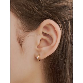 clean cubic earring