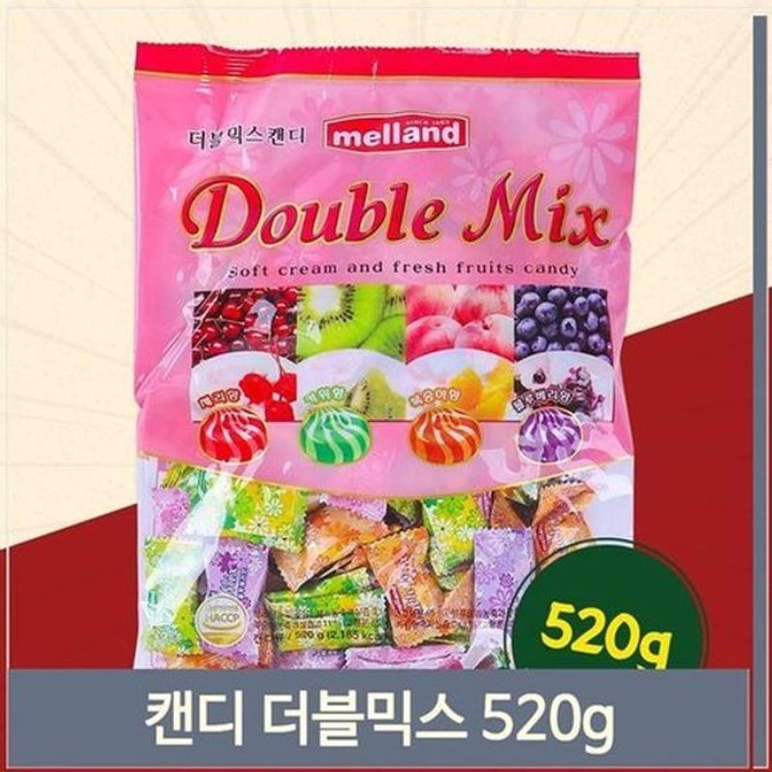 달콤한 더블믹스 캔디 520g 아이 어른 사탕 간식, 믿고 사는 즐거움 SSG.COM