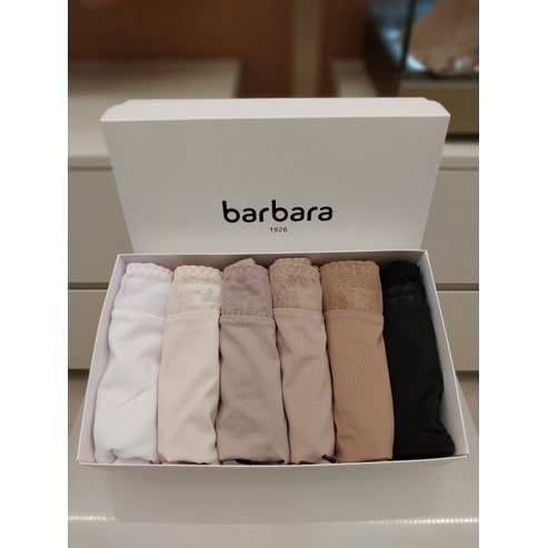 barbara 1926  데일리 노라인 햄팬티 6종 세트(ABP5217S SET)