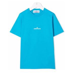 쥬니어 로고 프린트 티셔츠 블루 21054 V0042