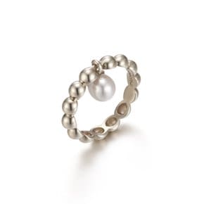 BR003 Pearl-Drop (Ball-Ring) 애기반지 14K/18K (PG/WG/YG)