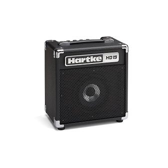  Hartke HD15 HMHD15 Bass Guitar Combo Amp 15 Watt - Headphone Jack Black