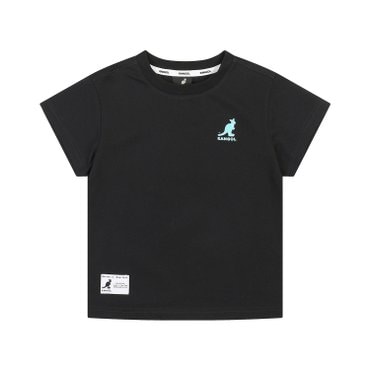 캉골키즈 백 캥거루 그래픽 프린트 쿨맥스 티셔츠 RB 0202 블랙