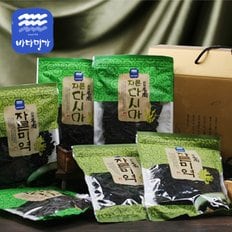 [완도명가] 자른미역*자른다시마혼합선물세트(자른미역100g*5봉,자른다시마100g*5봉)