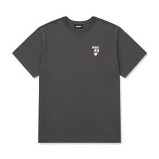 하트 로고 반팔 티셔츠 차콜 PNEU25ST0320