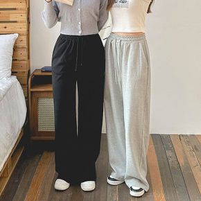 굿퀄 밴딩 와이드팬츠 2color _P335696374