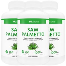 마이라이프내추럴스 [해외직구] 신제품! 3병 마이라이프 내추럴스 쏘팔메토 1000mg 360정 슈퍼사이즈