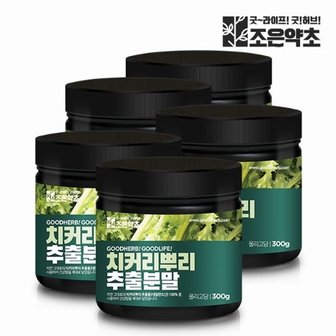  치커리 뿌리 추출물 분말 가루 300g x 5